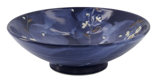 [17312] Blue Sakura Moribachi Bowl 24x8cm 1400ml YT-9160 3/18